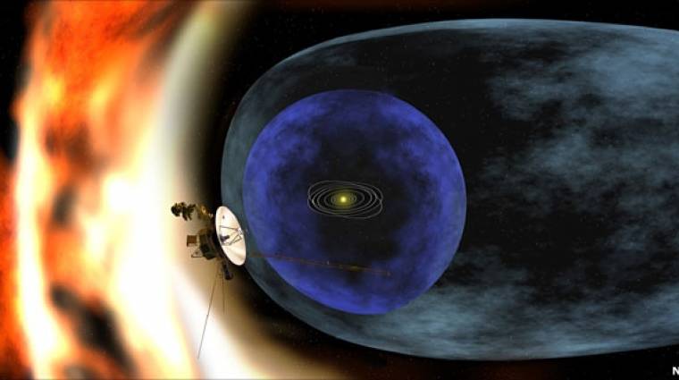 A Naprendszer határára ért a Voyager 1 kép