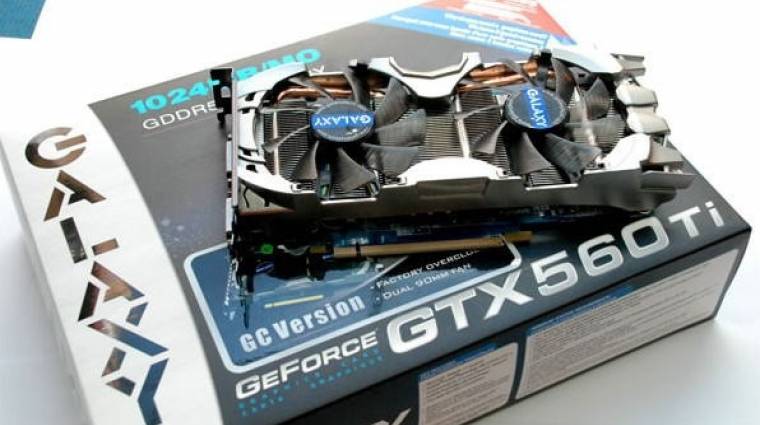 Galaxy: túlhajtott GeForce GTX 560 Ti-k kép