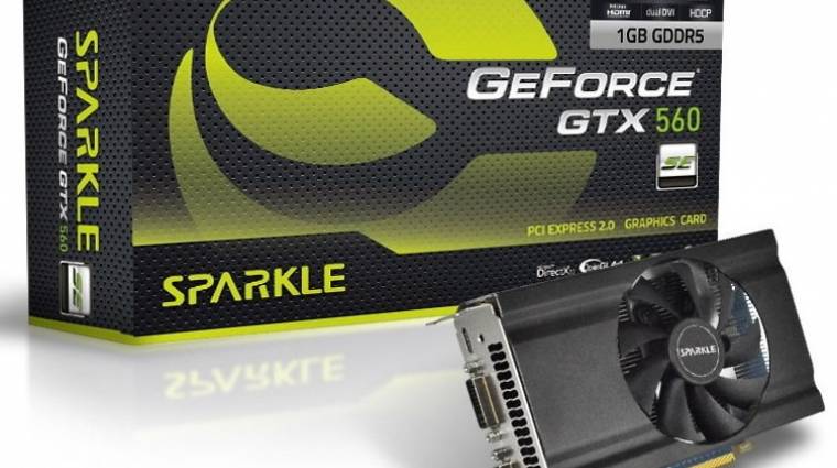 GeForce GTX 560 SE a Sparkle-től kép