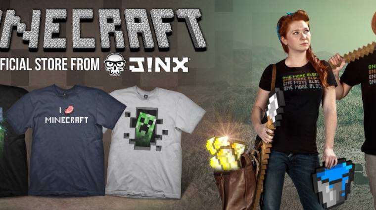 Minecraft - A J!NX a játék hivatalos pólószállítója bevezetőkép