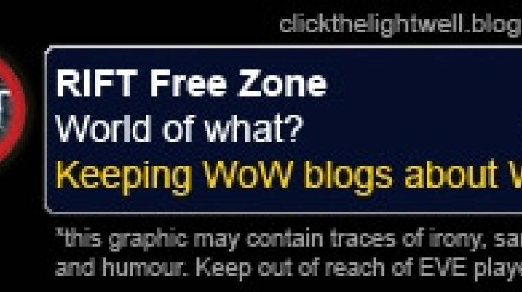 World of Warcraft bloggerek visszavágnak - RIFT mentes zónákat hoznak létre. bevezetőkép