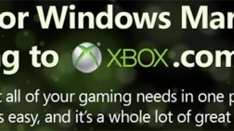 A Games for Windows Marketplace beleolvad az Xbox.com-ba. bevezetőkép
