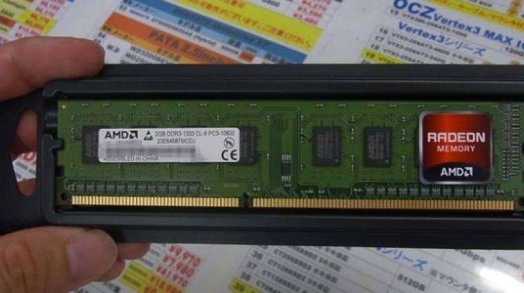 Az AMD Radeon márkanéven RAM modulokat dob a piacra bevezetőkép
