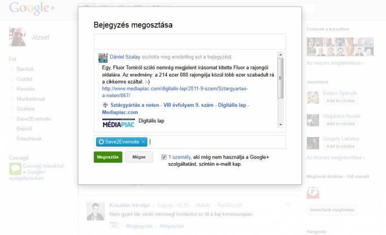 evernote google+