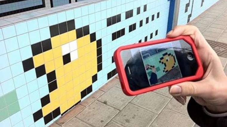Retró játékvilág a metróállomáson - videó kép