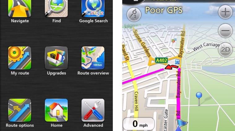 Ingyenes navigációs szoftver Androidra kép
