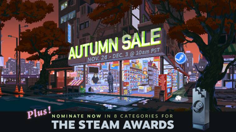 Elindult a Steam Őszi Vásár, lehet jelölni a Steam Díjakra is bevezetőkép