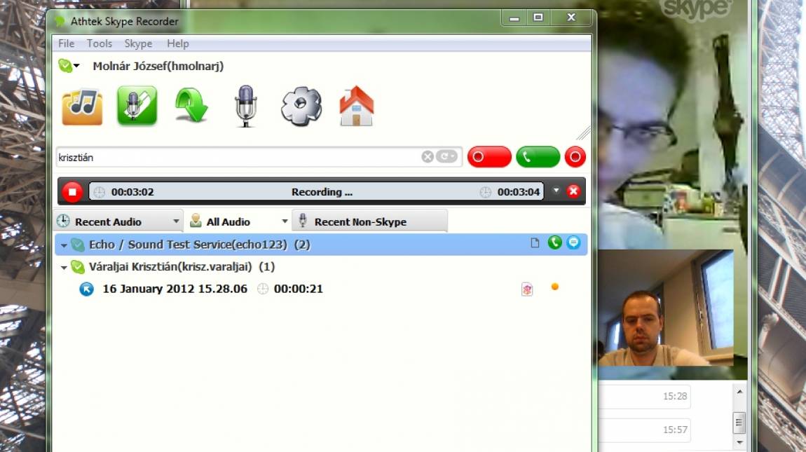 Skype Recorder 4.5 kép