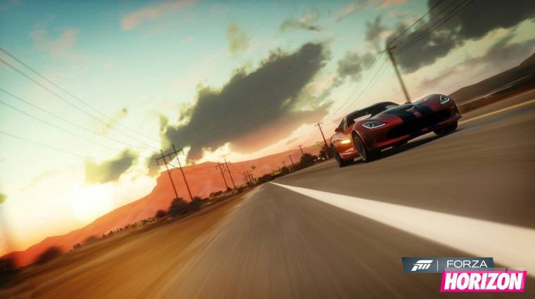Csodásan néz ki Xbox One X-en az eredeti Forza Horizon bevezetőkép