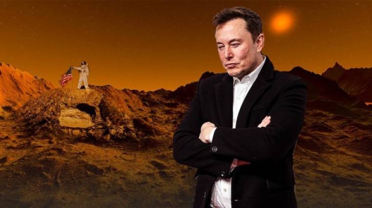 Elon Musk 2024-re űrhajót küldene a Marsra kép