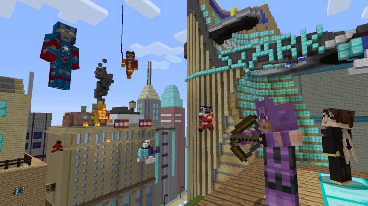 Minecraft - Bosszúállók a bányában bevezetőkép