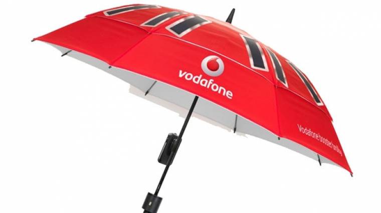 Mobiltöltős és jelerősítős esernyő a Vodafone-tól kép