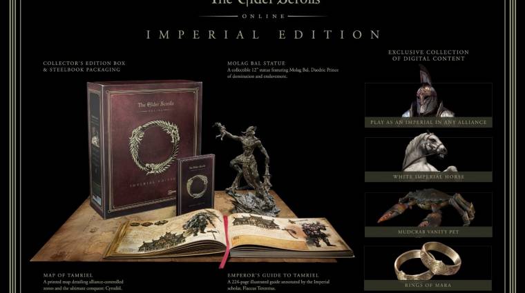 The Elder Scrolls Online - Imperial Edition bejelentve, itt a pontos tartalom bevezetőkép