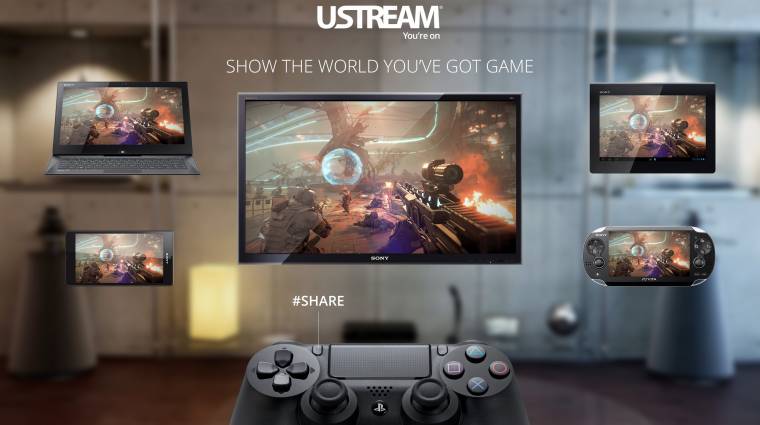PlayStation 4 - megszűnik a Ustream támogatása bevezetőkép