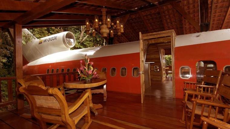Repülőgépből épített hotel Costa Ricában  kép