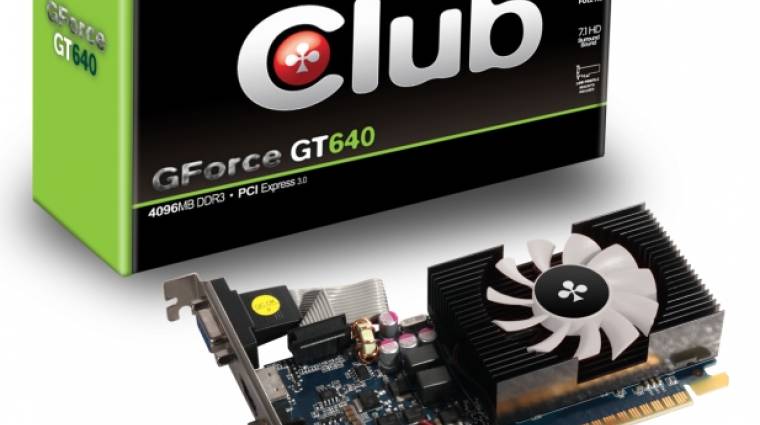 Club 3D: belépő videokártya 4 GB memóriával kép