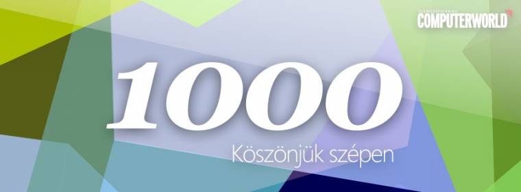 1000 like-nál a Computerworld Facebook oldala