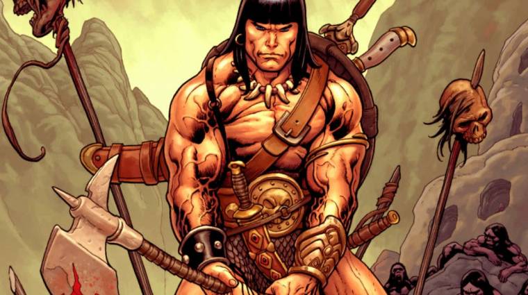 Conan, a barbár sorozaton dolgozik az Amazon kép