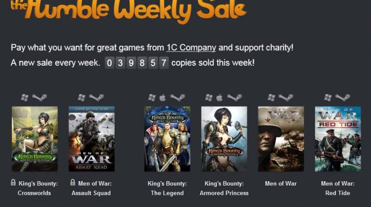 Humble Weekly Sale - Men of War és King's Bounty leárazások bevezetőkép
