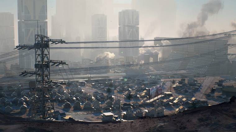 Új képen a Cyberpunk 2077 egyik területe, a Badlands bevezetőkép