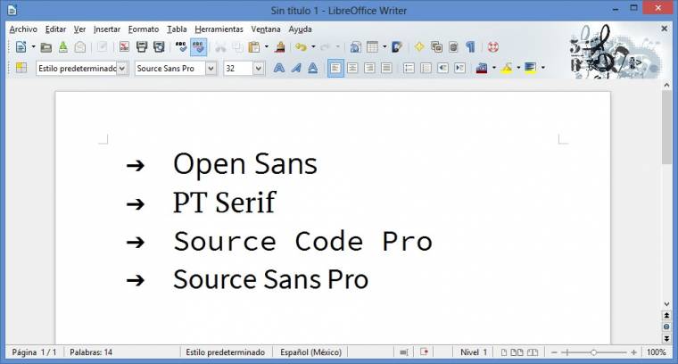 Új LibreOffice 4.0 ingyenes fontok
