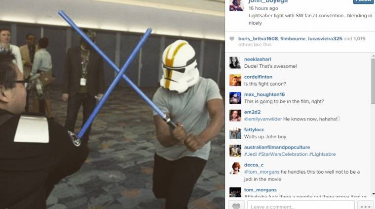 A Star Wars VII sztárja Clone Troopernek álcázva mászkált a rajongók között bevezetőkép