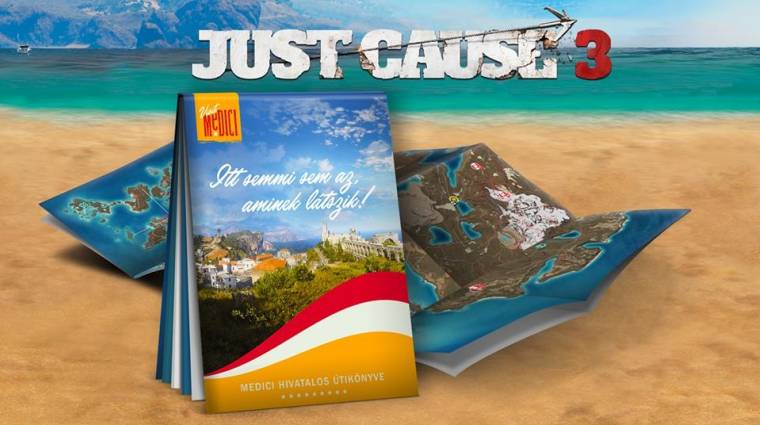 Just Cause 3 - magyar nyelvű útikönyv jár az előrendelőknek bevezetőkép