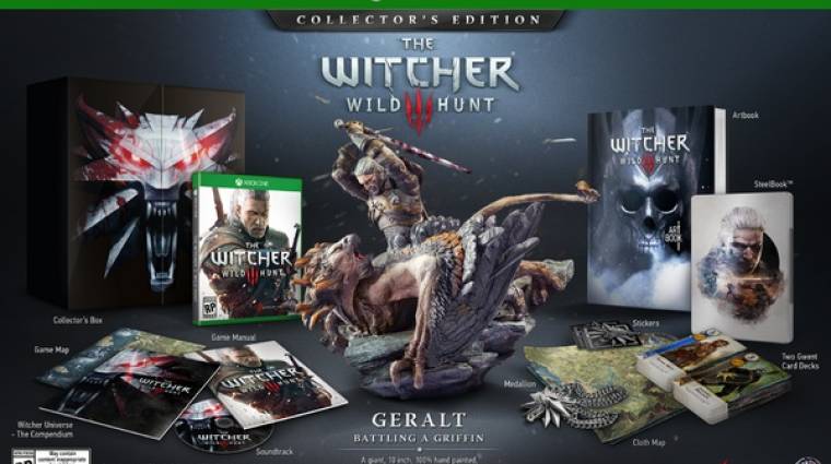 The Witcher 3: Wild Hunt Collector's Edition - ezt kapják azok, akik Xbox One-ra veszik meg bevezetőkép