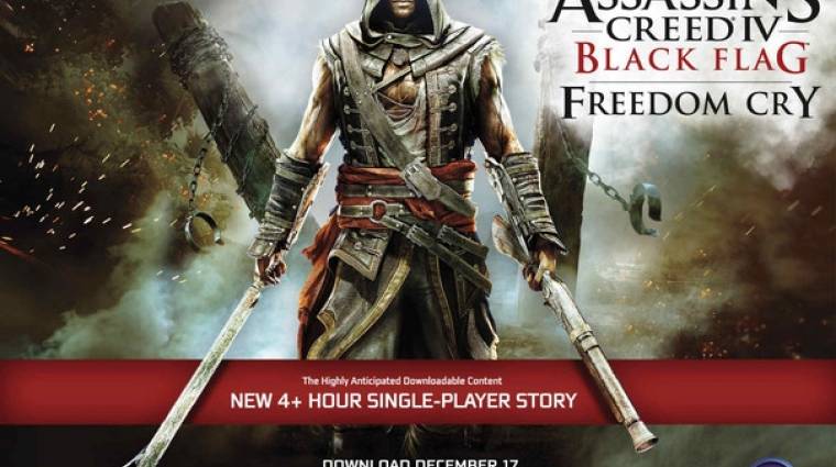 Asassin's Creed IV: Black Flag - itt a Freedom Cry DLC megjelenési dátuma bevezetőkép