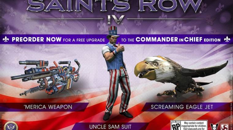 Saints Row IV: Commander in Chief Edition - csomag igazi patriótáknak bevezetőkép