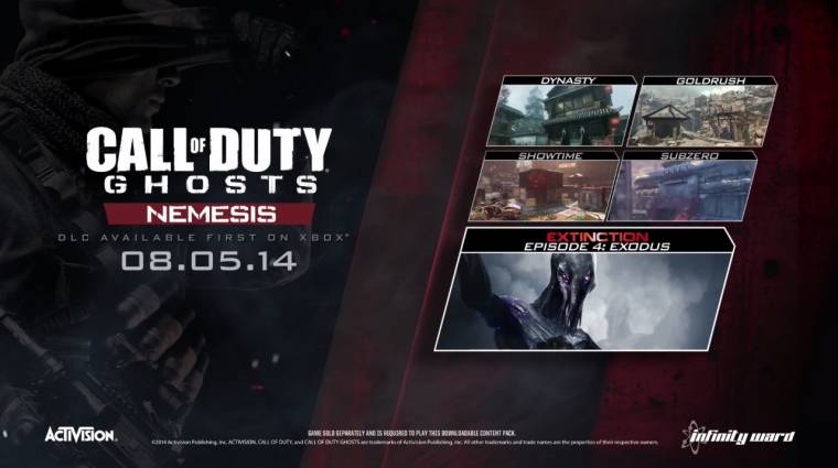Call of Duty: Ghosts - hamarosan jön a Nemesis PC-re és PlayStationre bevezetőkép