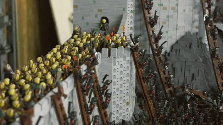 A Helm-szurdok csatája LEGO figurákkal - zseniális képek bevezetőkép