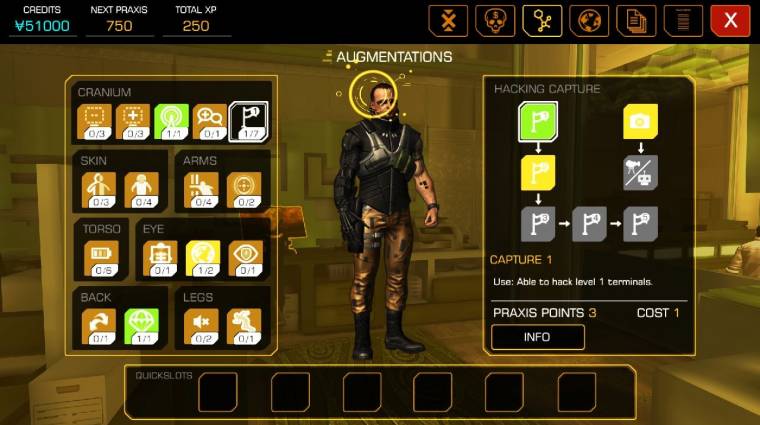 Jailbreak mellett is játszható a mobilos Deus Ex kép