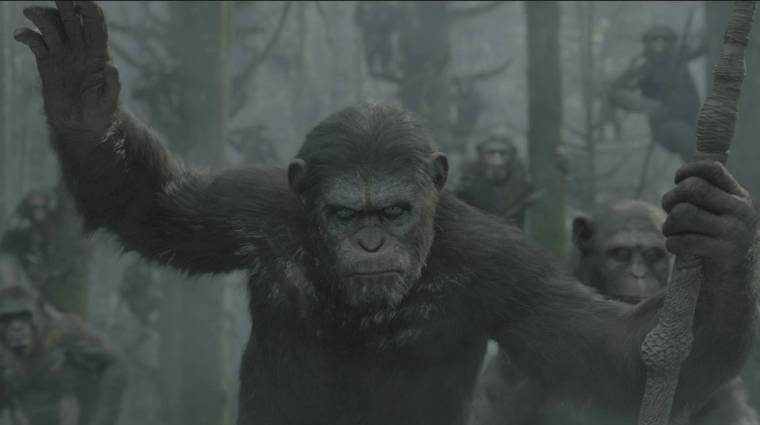 A majmok bolygója: Forradalom trailer - itt bajok lesznek bevezetőkép