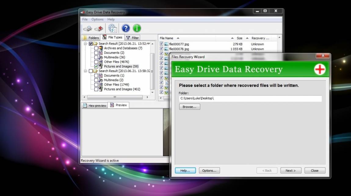 Veszed, viszed: Easy Drive Data Recovery kép