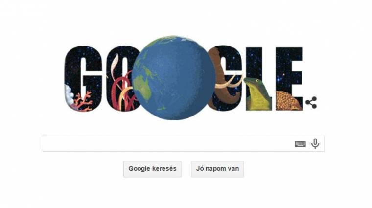 A Föld napjára emlékeztet a legújabb Google Doodle bevezetőkép