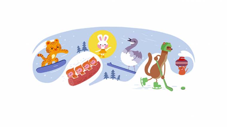 Bájos állatokkal hoz a Google olimpiai hangulatba kép