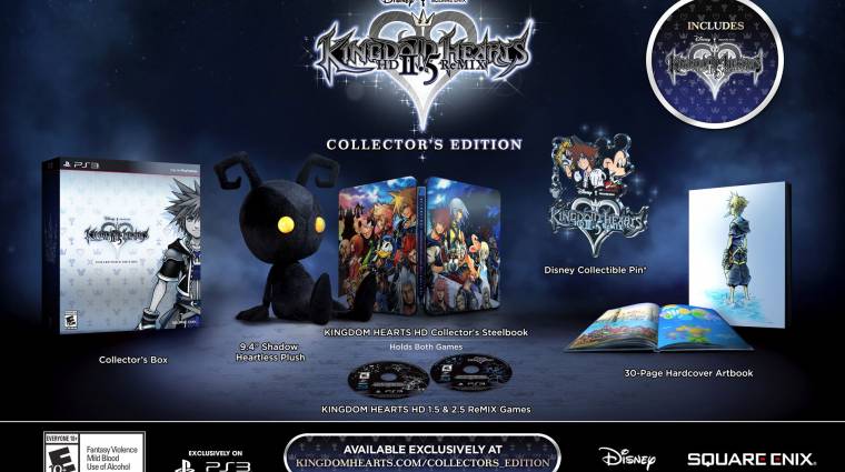 The Kingdom Hearts HD 2.5 ReMIX - azonnal akarjuk a gyűjtőit bevezetőkép