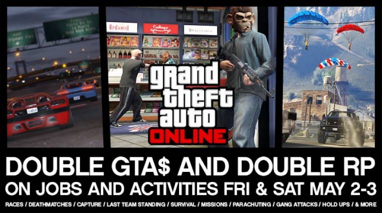 Grand Theft Auto Online - dupla pénz, dupla RP a hétvégén bevezetőkép