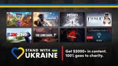 Egy játék áráért kínál 866 ezer forintnyi játékot és más ajándékokat a Humble Bundle Ukrajnát segítő akciója kép