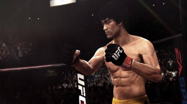 EA Sports UFC - a fekvésből szaltózó harcos valószínűleg egy glitch bevezetőkép