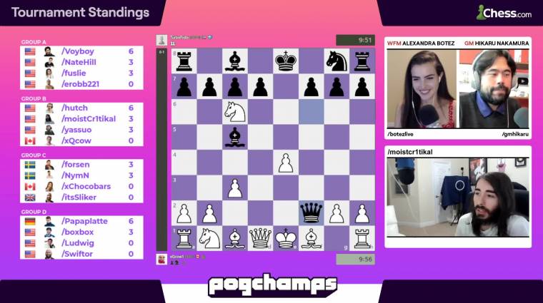 Komoly népszerűségre tett szert a sakk a Twitchen bevezetőkép