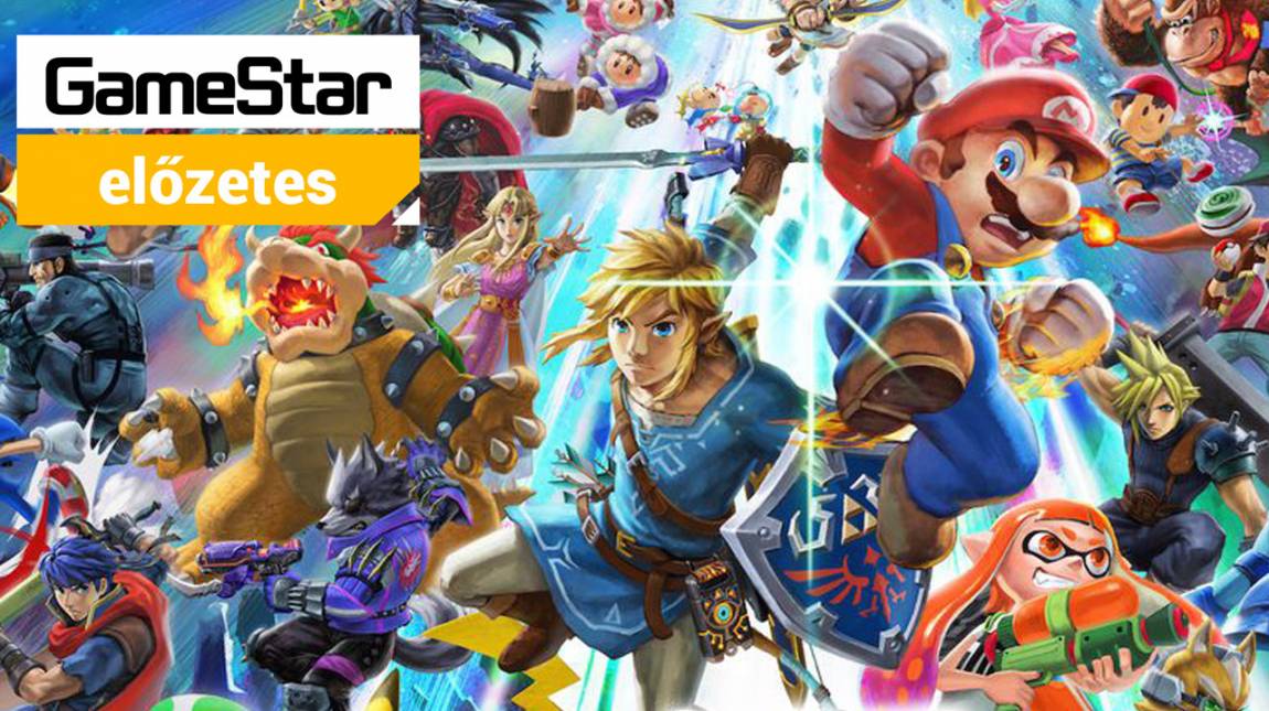Super Smash Bros. Ultimate előzetes - mindenki mindenki ellen bevezetőkép