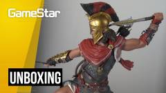 Nézzétek, mekkora szobor! - Assassin's Creed Odyssey gyűjtői szobor unboxing kép