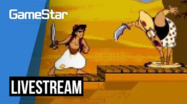 Fullba nyomjuk a retrót - Aladdin livestream bevezetőkép