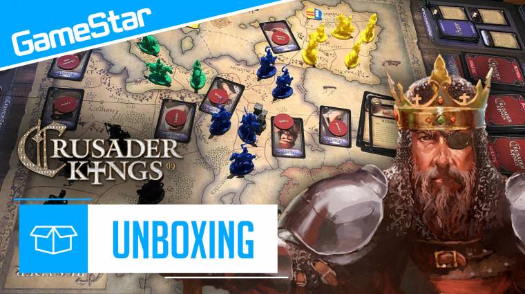 Crusader Kings társasjáték unboxing - irány a Szentföld! bevezetőkép