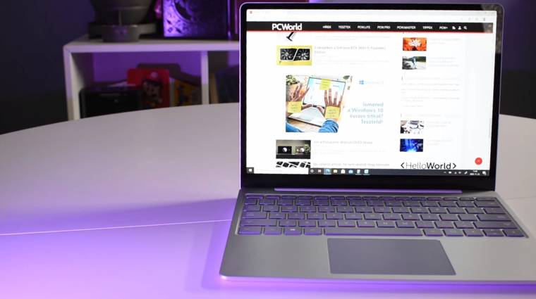 A Microsoft Surface Laptop Go pici, de annál menőbb kép
