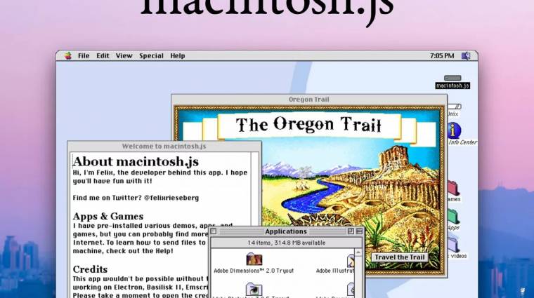 Akár egy 1991-es Macintosh-t is csinálhatsz a PC-dből az új Mac OS 8 appal kép