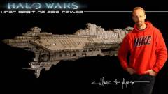 Íme a Halo legendás hajója kétméteres LEGO modellként kép