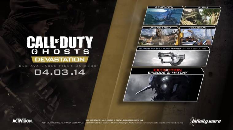 Call of Duty: Ghosts - áprilisban jön a Devastation (videó) bevezetőkép